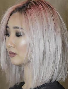 Стрижка боб для круглого лица