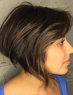 Стрижка боб для круглого лица