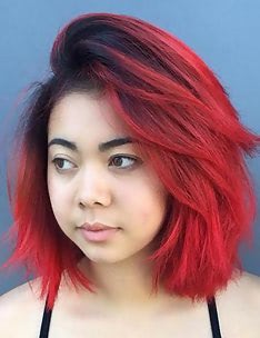 Стрижка боб для круглого лица