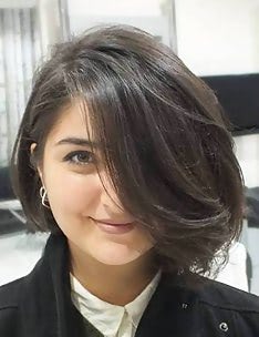 Стрижка боб для круглого лица