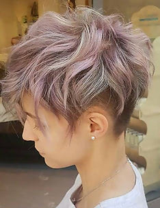 Стрижка пикси на вьющиеся волосы