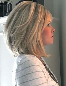 Удлиненное каре без челки