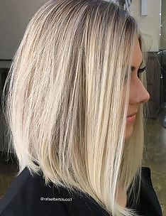 Удлиненное каре без челки