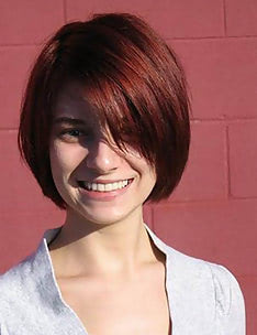 Короткие женские прически для круглого лица