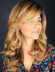 Прически на длинные волосы с челкой