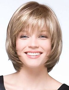 Челка для круглого лица