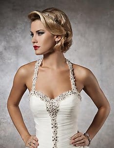 Свадебные прически на короткие волосы