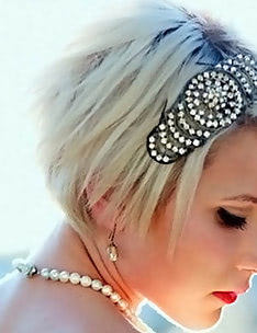 Свадебные прически на короткие волосы