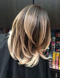 Омбре на короткие волосы