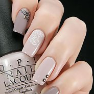 Бежевый маникюр