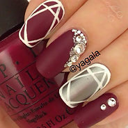 Матовый маникюр