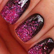 Маникюр с блестками