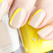 Желтый маникюр